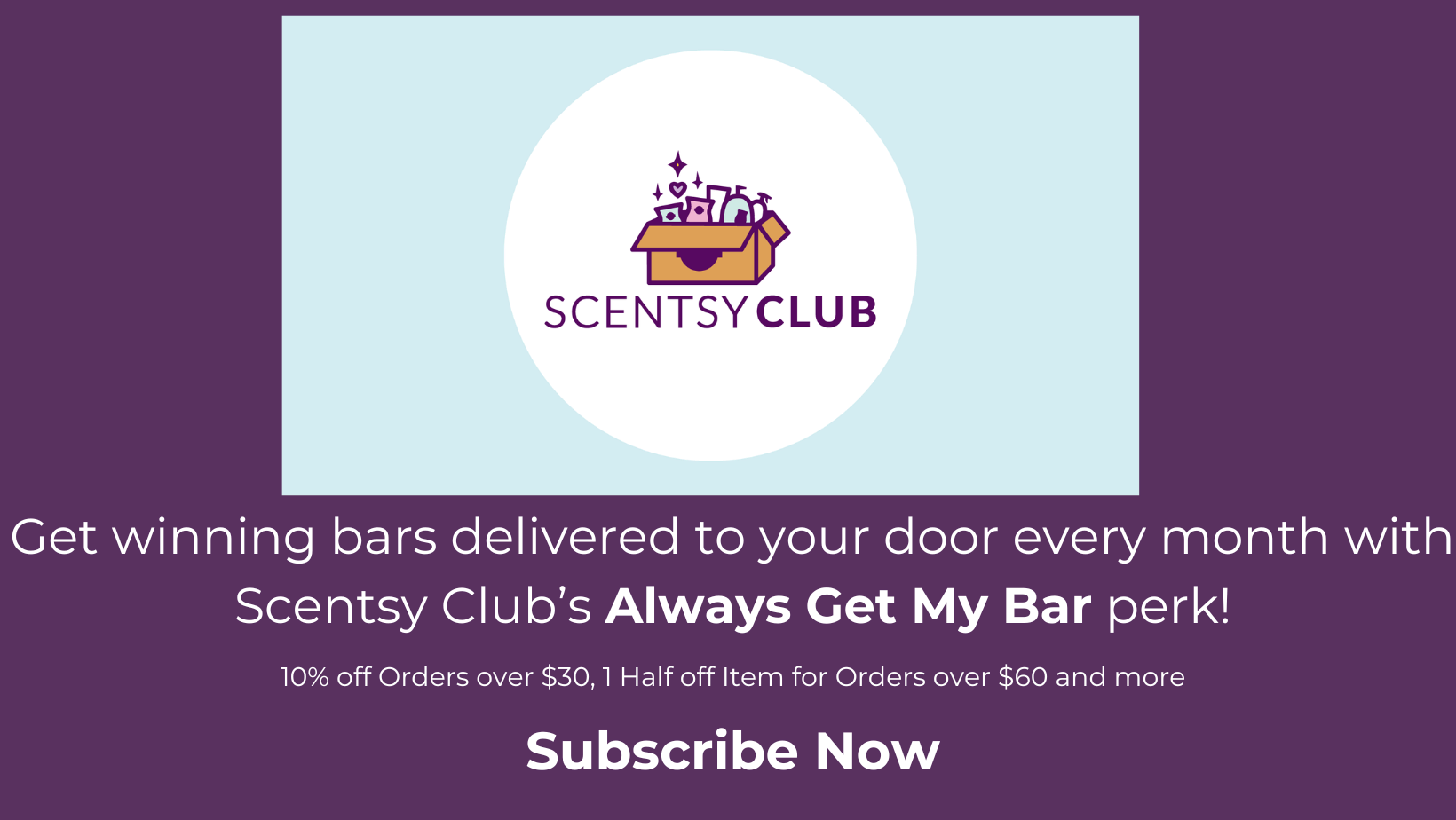 Scentsy Club 2022 1920 × 800 px