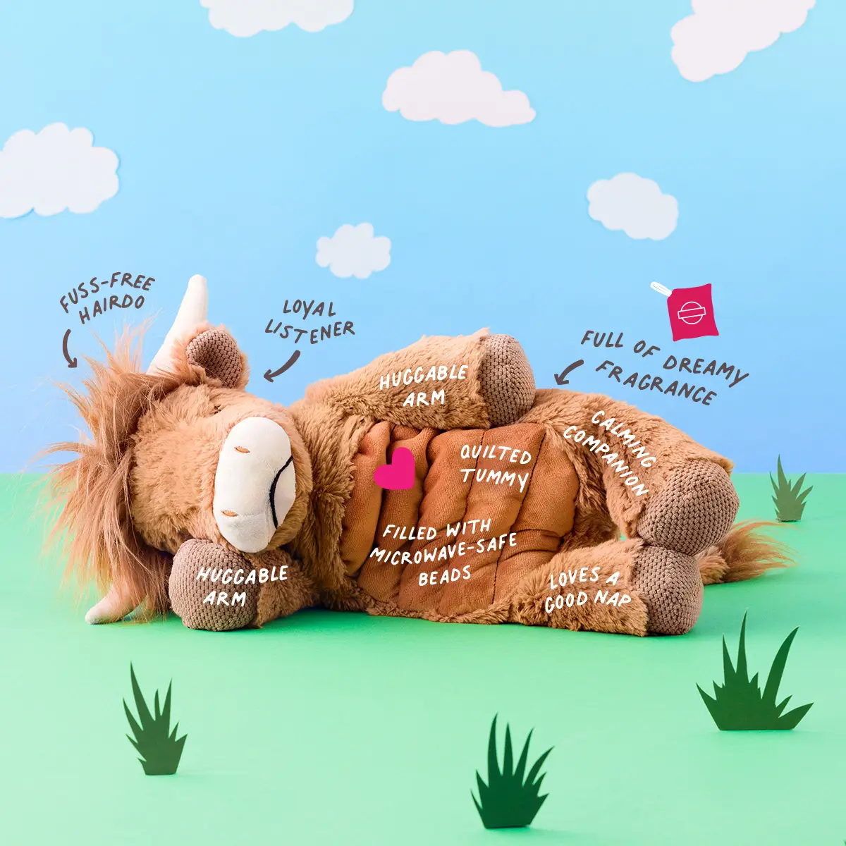 Hamish the Highland Cow Weighted & Warming Scentsy Buddy