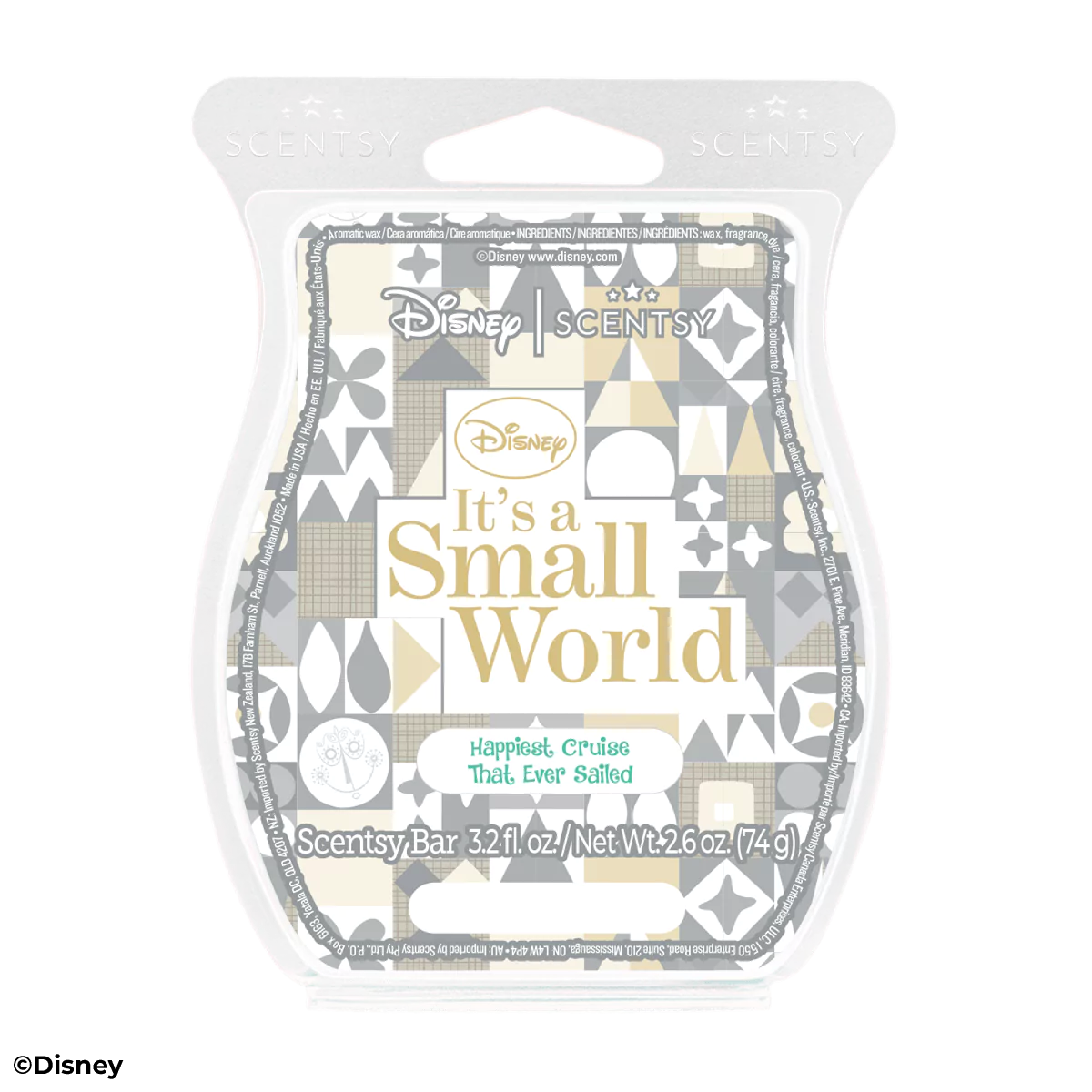 Happiest Cruise That Ever Sailed Scentsy Bar | Disney It's a Small World