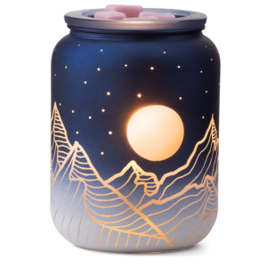 Scentsy August 2023 Warmer & Scent of the Month | Mountain Sky + Pink Leather