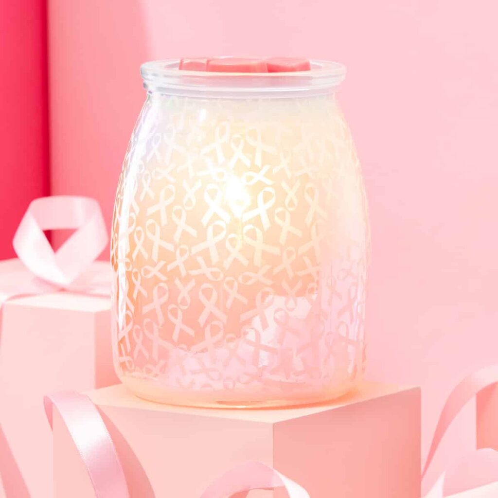 Hope, Strength, & Love Scentsy Warmer For National Breast Cancer