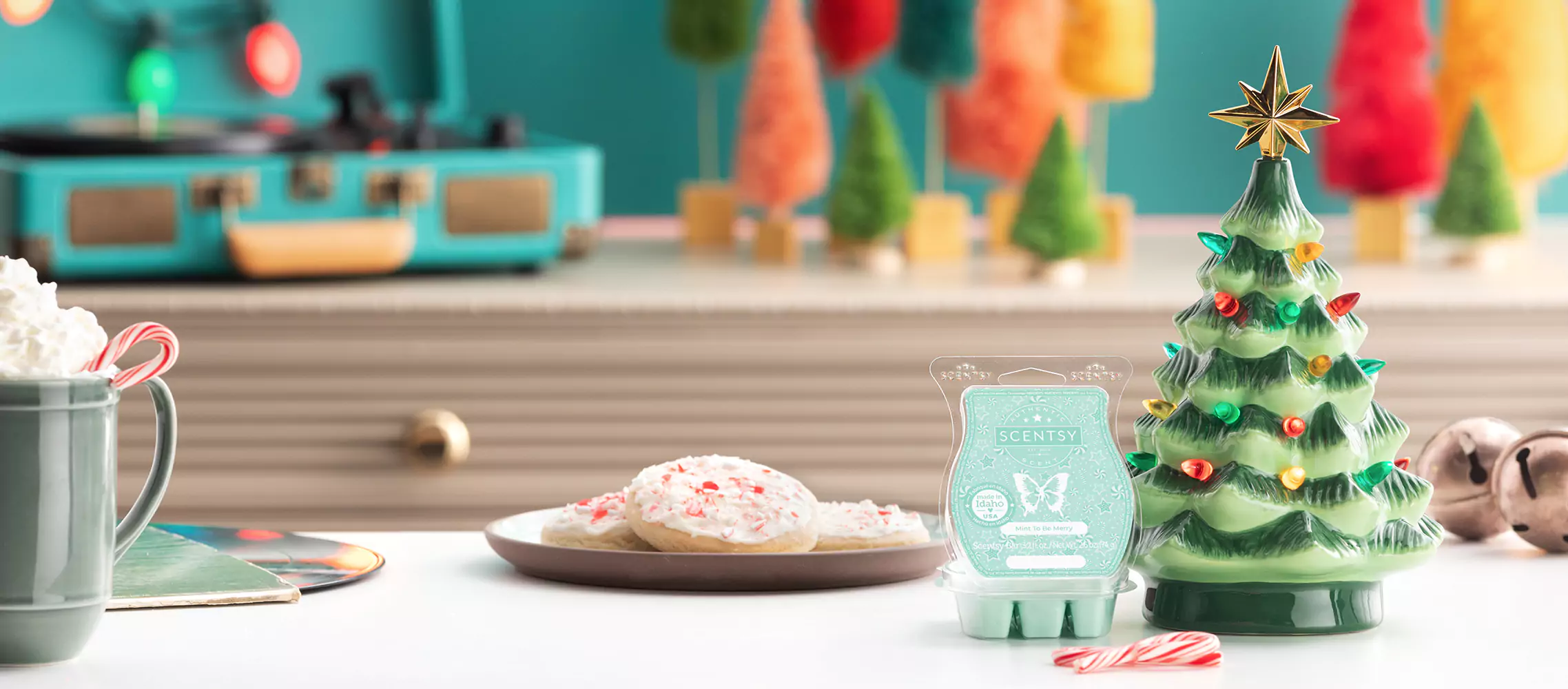 Scentsy November 2023 Warmer & Scent of the Month | Merry Little Christmas Tree + Mint to be Merry