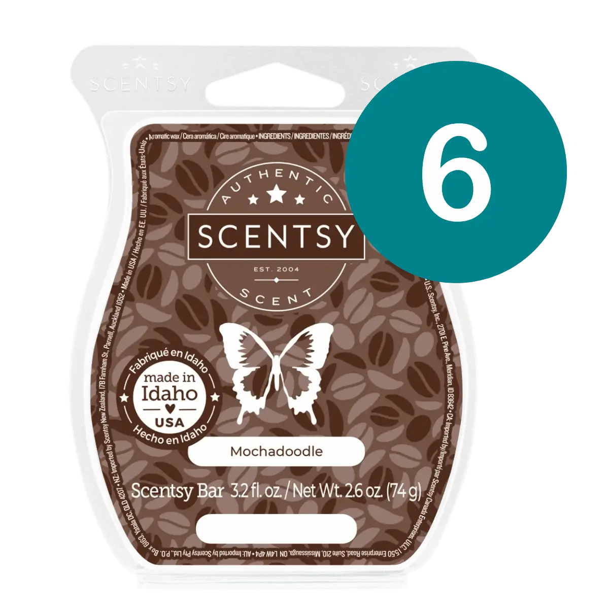 Mochadoodle 6 Scentsy Bar Bundle