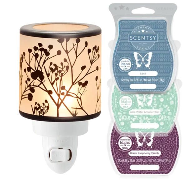 Morning Sunrise Mini Scentsy Warmer Bundle