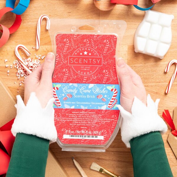 CANDY CANE WISHES SCENTSY BRICK