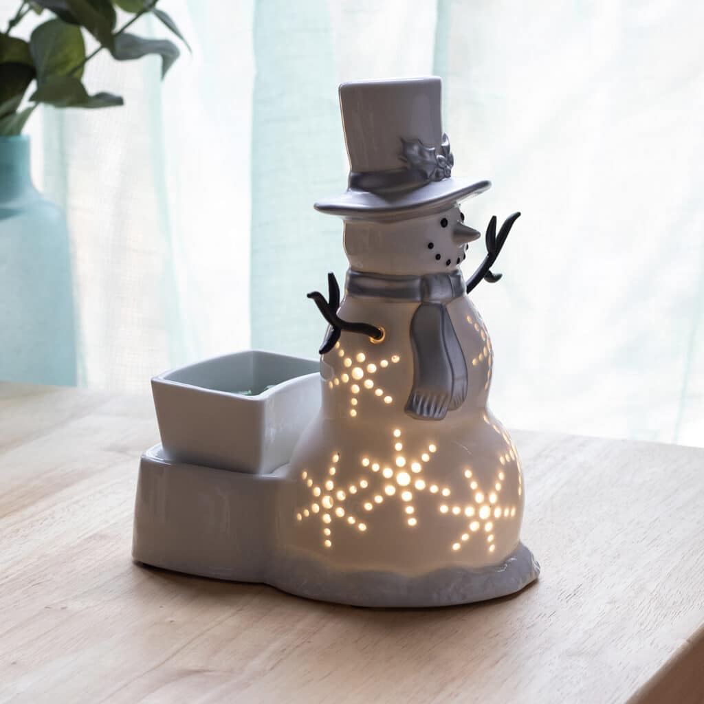 Sparkling Snowman Scentsy Warmer