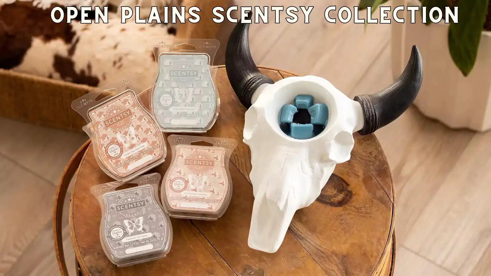 Open Plains Cow Skull Scentsy Warmer