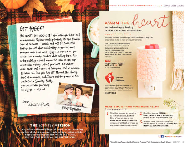 SHARE YOUR HEART MINI NIGHTLIGHT SCENTSY WARMER | DISCONTINUED