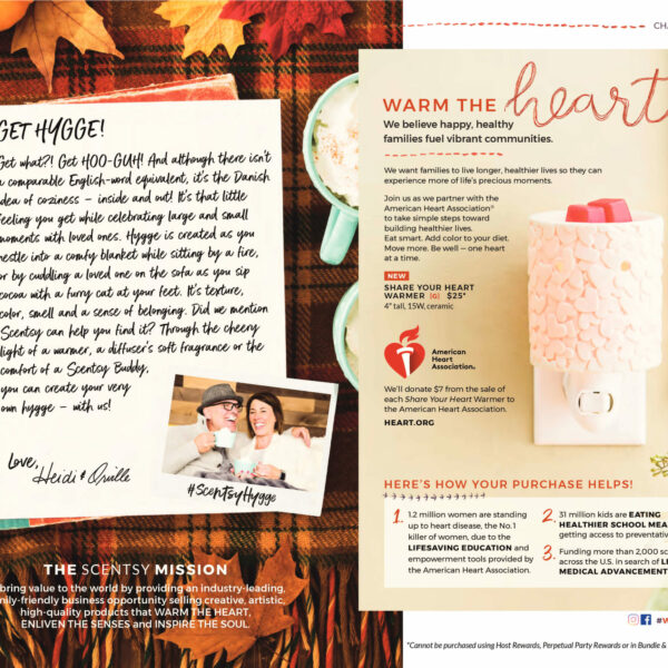 SHARE YOUR HEART MINI NIGHTLIGHT SCENTSY WARMER | DISCONTINUED