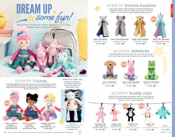 SCENTSY BUDDY CLIPS & FRIENDS