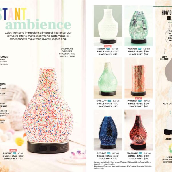 INSPIRIT SCENTSY DIFFUSER - SHADE ONLY