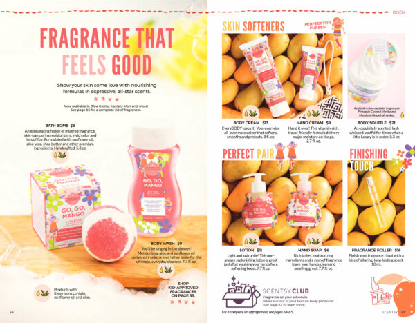 GO GO MANGO SCENTSY BODY WASH