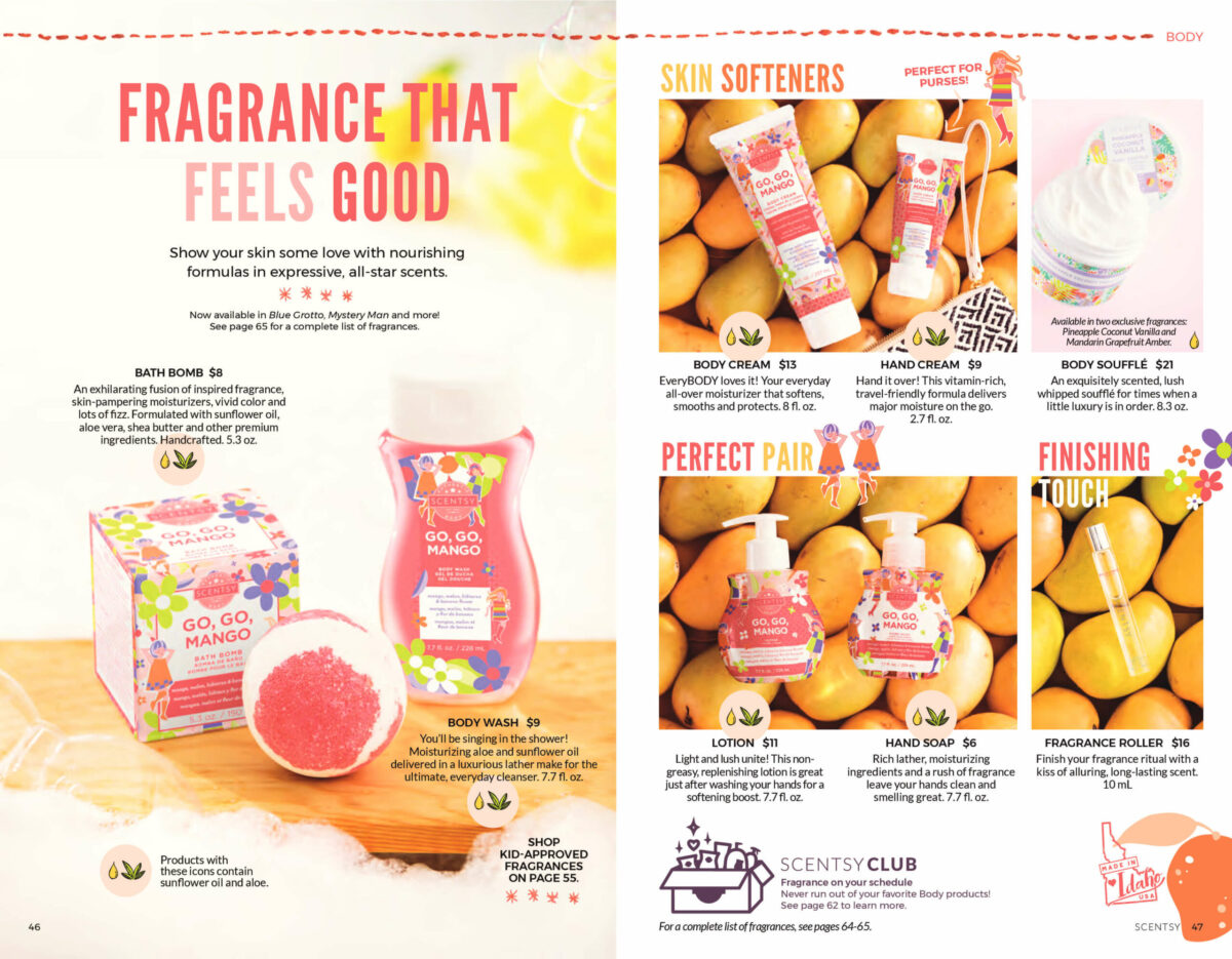 GO GO MANGO SCENTSY HAND CREAM