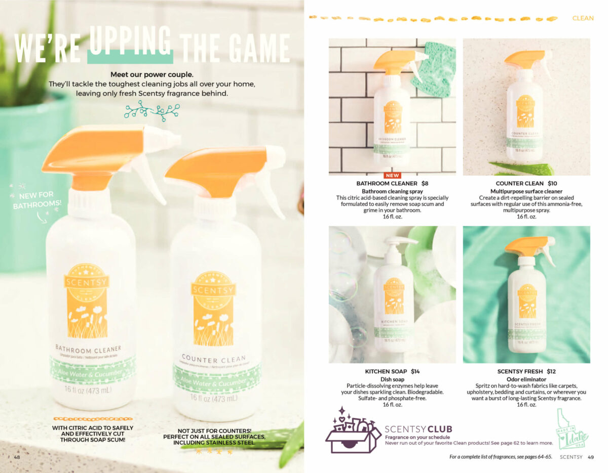 LUNA SCENTSY BATHROOM CLEANER