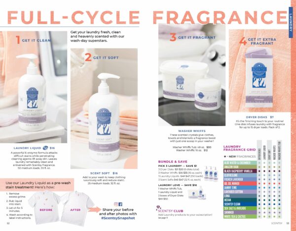 SCENTSY LAUNDRY FALL 2019