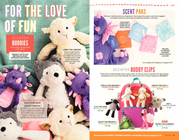 FARAH THE FLAMINGO SCENTSY BUDDY CLIP + CRAZY COCONUT