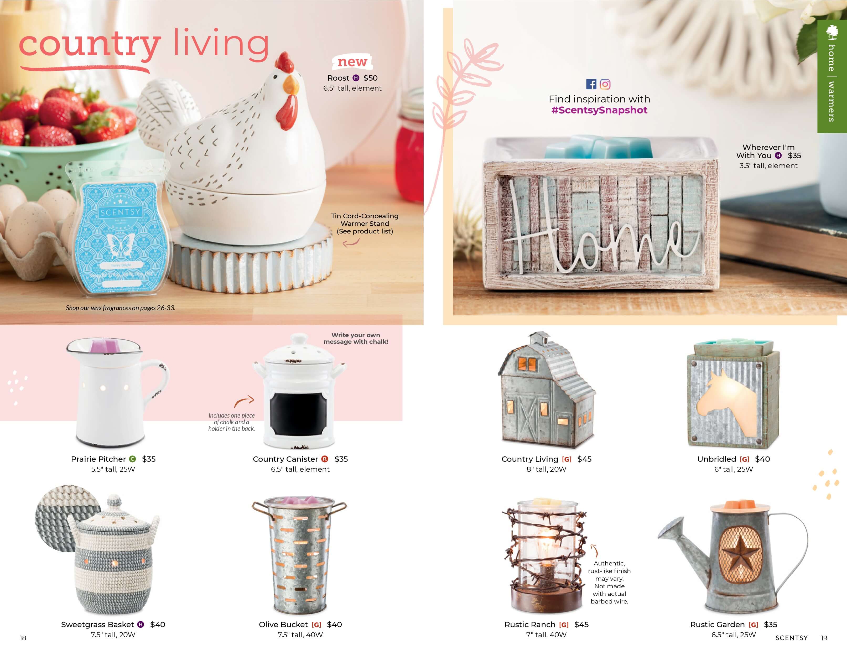 SCENTSY 2020 SPRING SUMMER CATALOG SLIDESHOW Incandescent.Scentsy.us