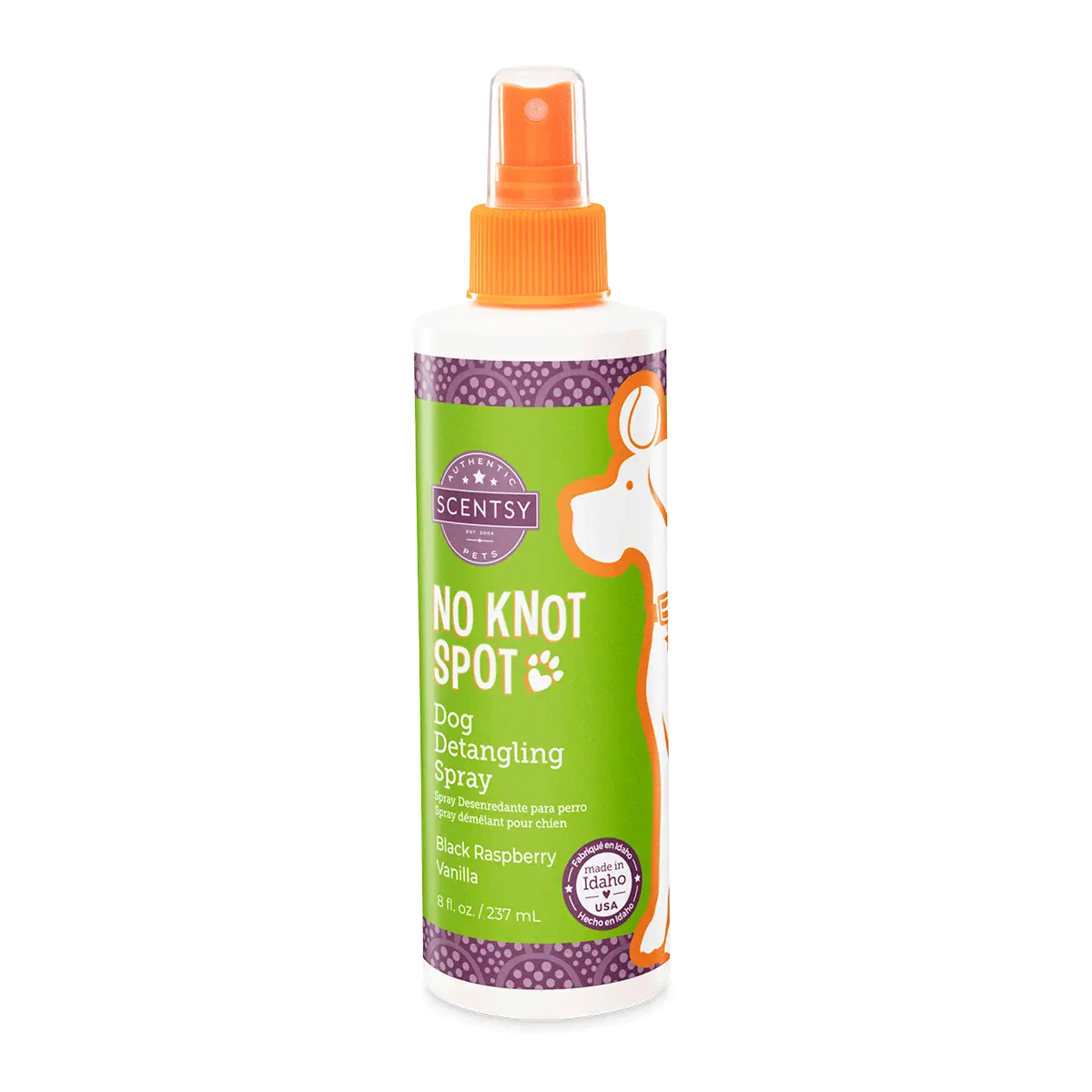 Black Raspberry Vanilla Scentsy Pet Detangling Spray