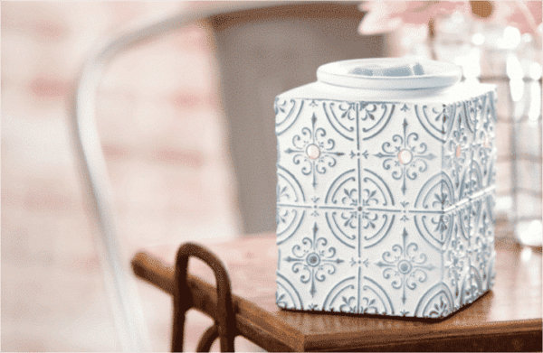 PRESSED TIN SCENTSY WARMER