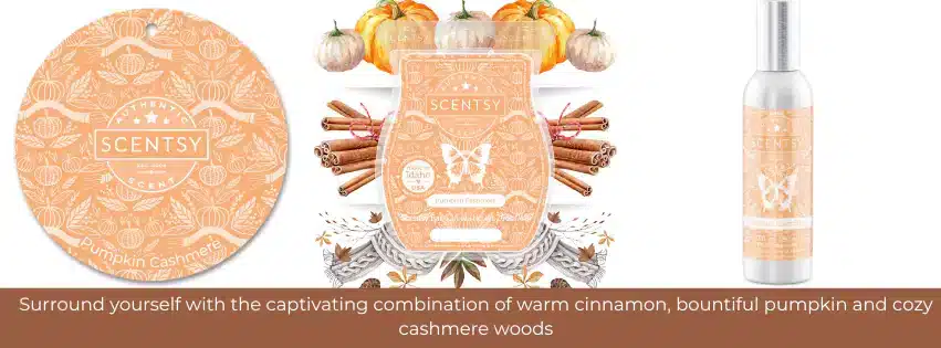 Pumpkin Cashmere Scentsy Scent Circle | October 2023
