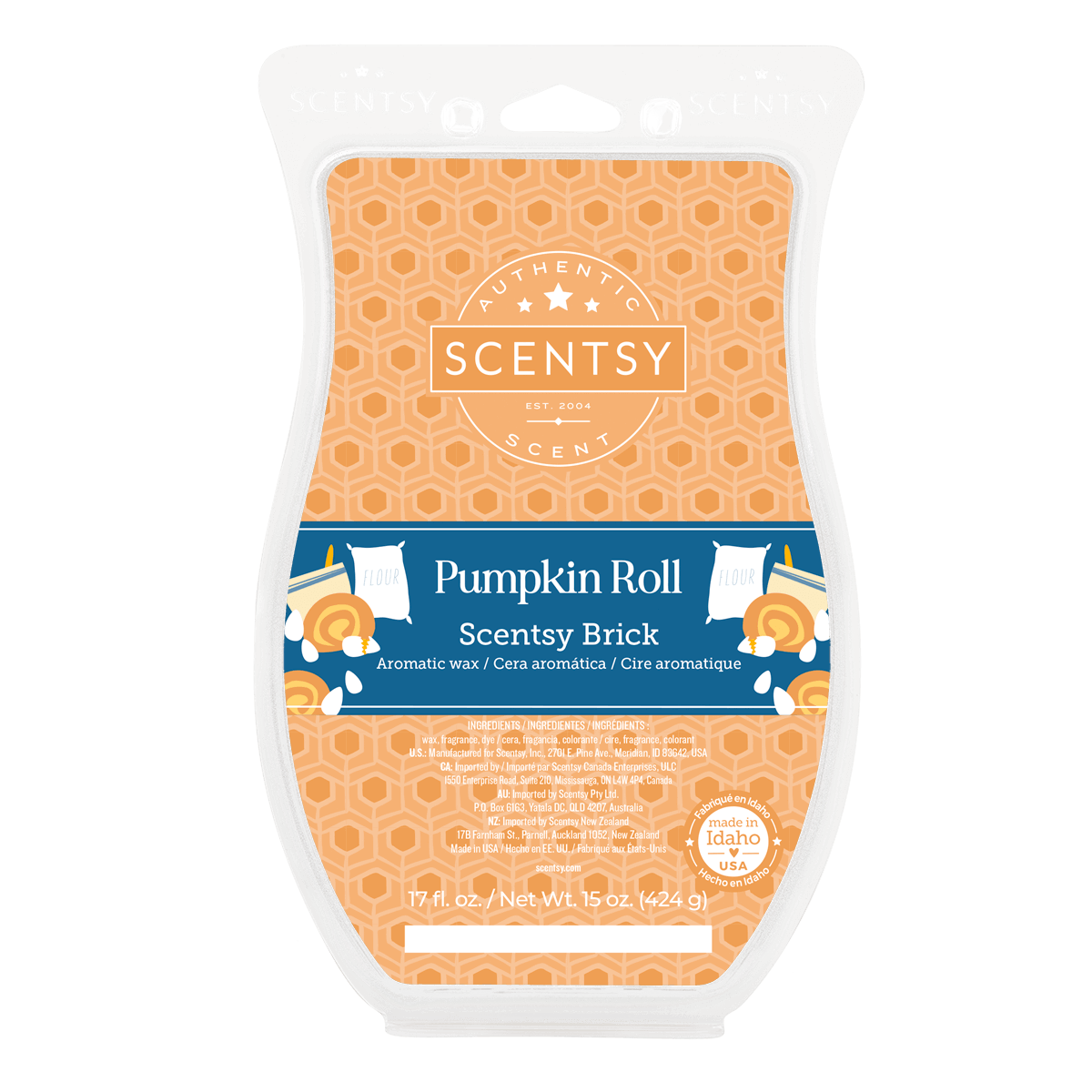 Pumpkin Roll Scentsy Brick