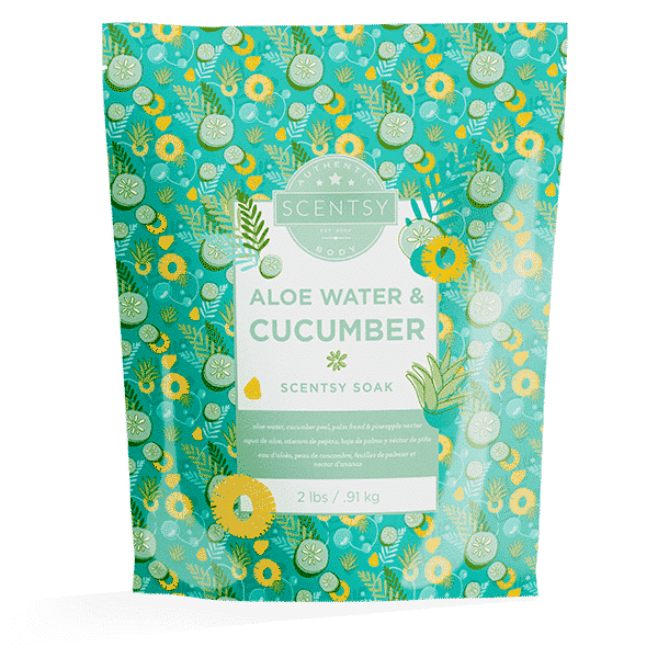 ALOE WATER & CUCUMBER SCENTSY SOAK