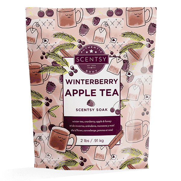 WINTERBERRY APPLE TEA SCENTSY SOAK