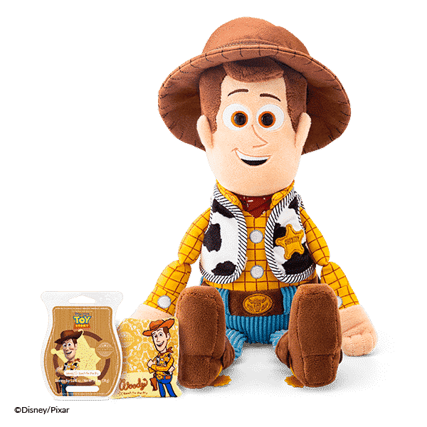 WOODY SCENTSY BUDDY WITH SCENT PAK & SCENTSY BAR REACH FOR THE SKY