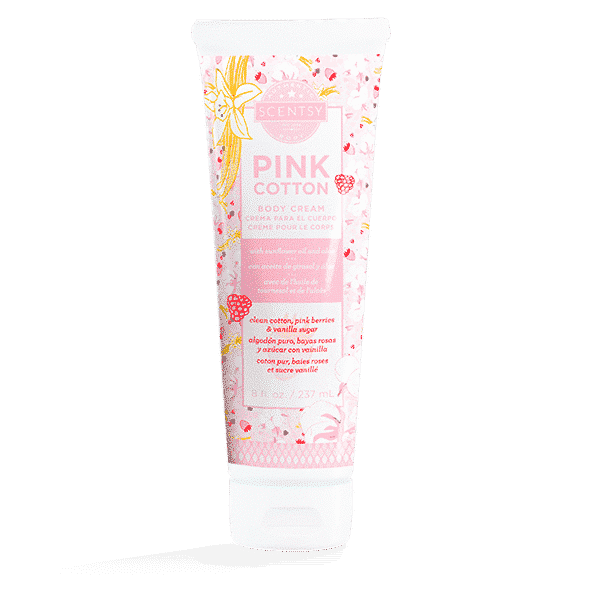 PINK COTTON SCENTSY BODY CREAM