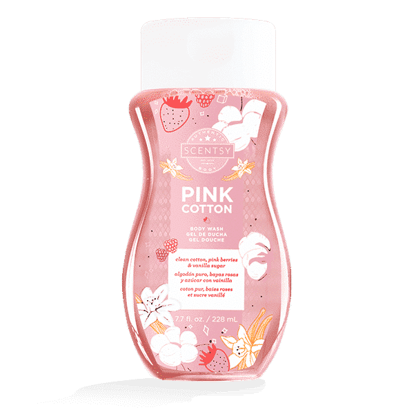 PINK COTTON SCENTSY BODY WASH