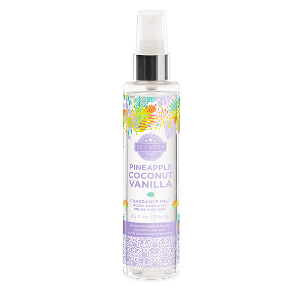 PINEAPPLE COCONUT VANILLA SCENTSY FRAGRANCE BODY MIST