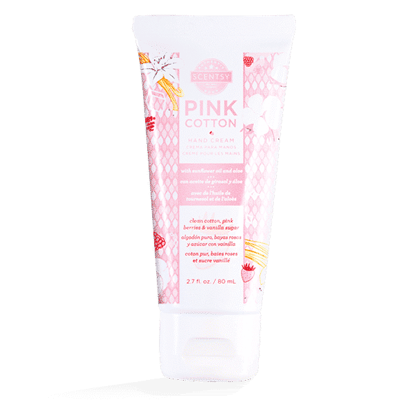 PINK COTTON SCENTSY HAND CREAM