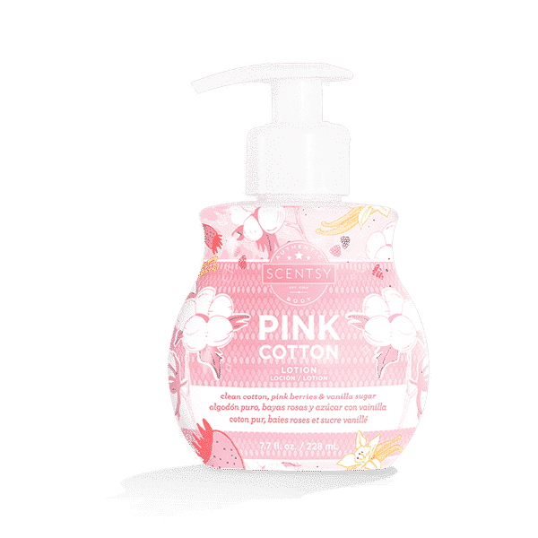 PINK COTTON SCENTSY BODY LOTION