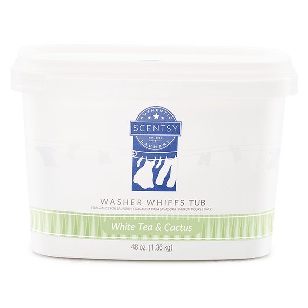 White Tea & Cactus Scentsy Washer Whiffs Tub | Club Exclusive