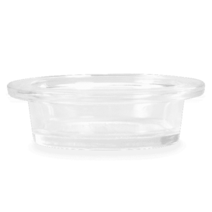 MEDIUM CLEAR REPLACEMENT GLASS DISH