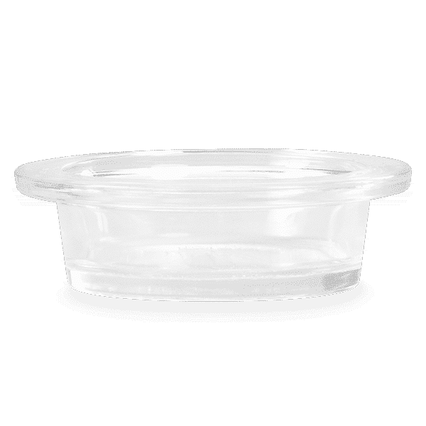 MEDIUM CLEAR REPLACEMENT GLASS DISH