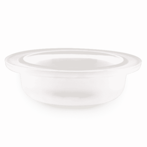 MEDIUM FROSTED GLASS WITH LOGO REPLACEMENT SCENTSY DISH