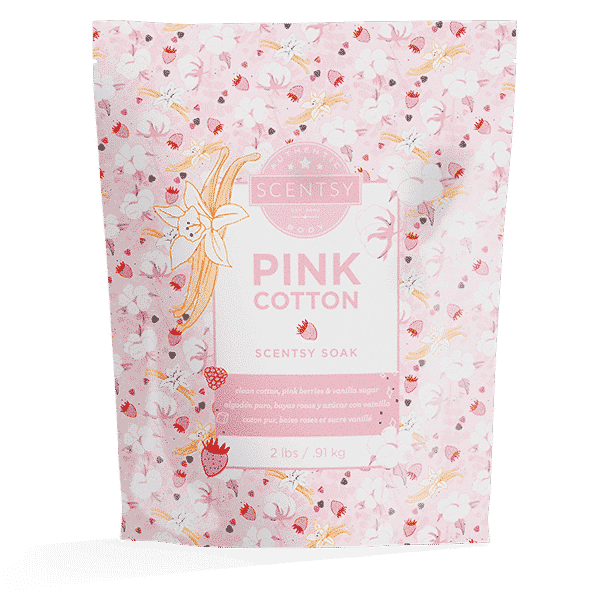 PINK COTTON SCENTSY BATH SOAK