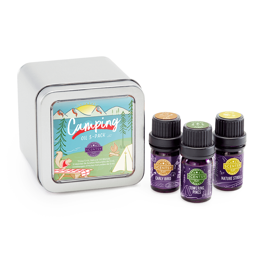 CAMPING OILS SCENTSY 3 PACK