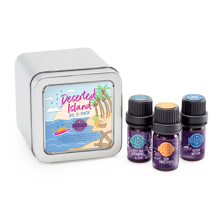 DESERTED ISLAND OILS SCENTSY 3 PACK