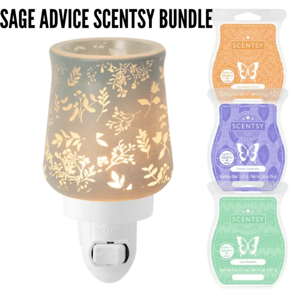 Sage Advice Mini Scentsy Warmer Bundle