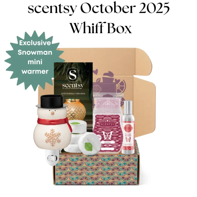 Scentsy October 2025 Whiff Box Spoiler