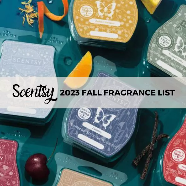 Complete Scentsy Fall Winter 2023 Catalog Scent List