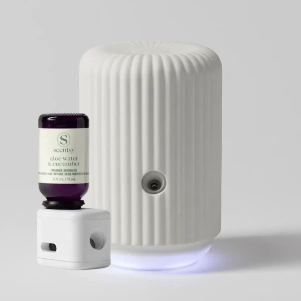 Scentsy Solo Diffuser & Aloe Water & Cucumber Fragrance Cartridge