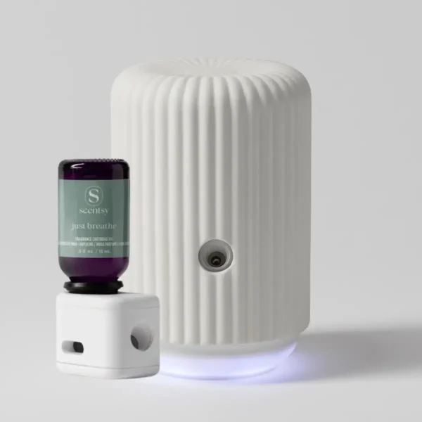 Scentsy Solo Diffuser & Just Breathe Fragrance Cartridge