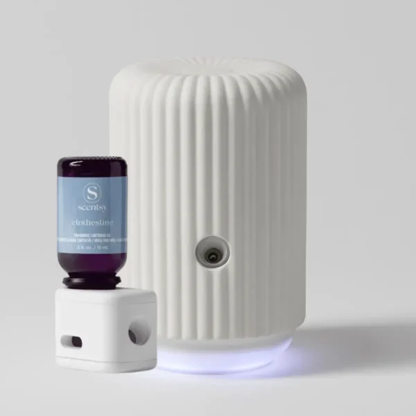 Scentsy Solo Diffuser & Clotheslines Fragrance Cartridge