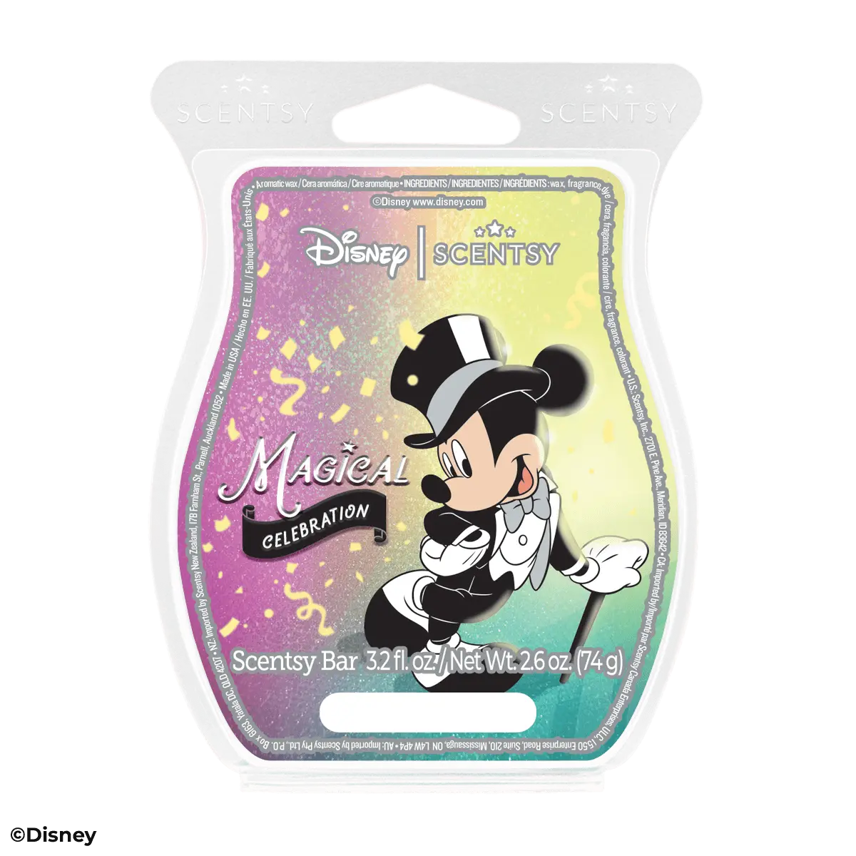 Disney 100th Celebration Scentsy Collection Warmer & Wax