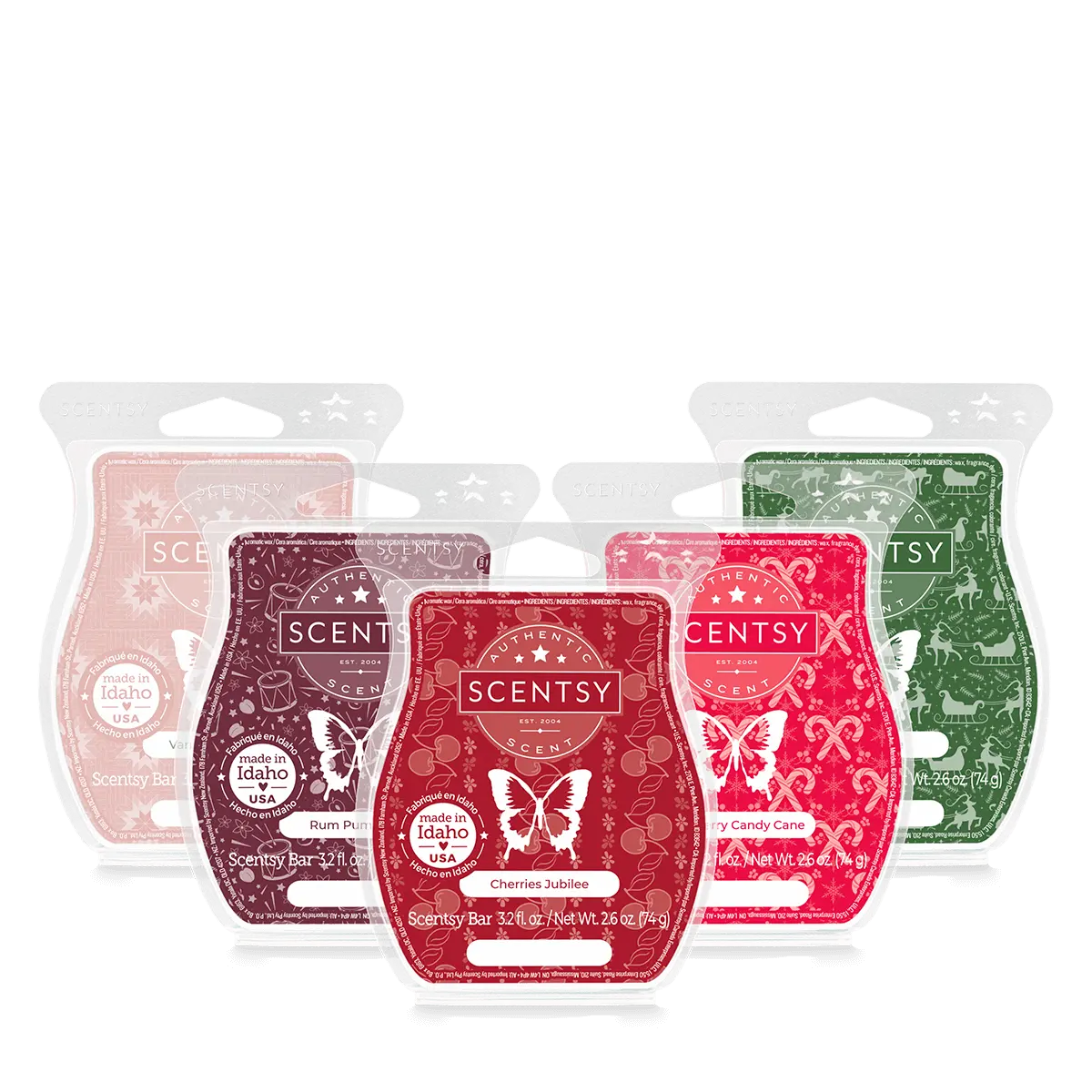 Scentsy Holiday Wax Bar 5 Pack | 2023