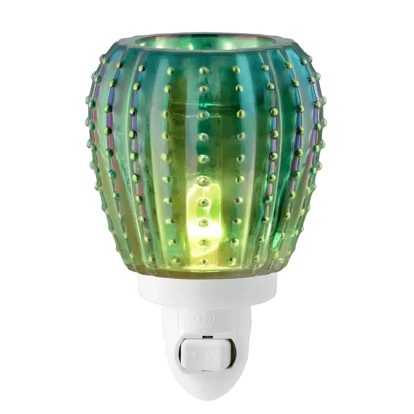 Sedona-Mini-Warmer-Lit-64E4A44930034 Sedona Cactus Mini Scentsy Warmer