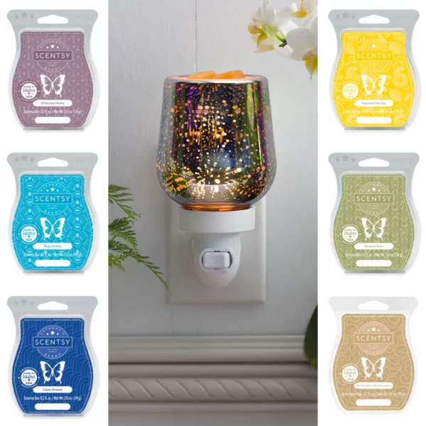 Stargaze Mini Scentsy Warmer & Wax Bundle